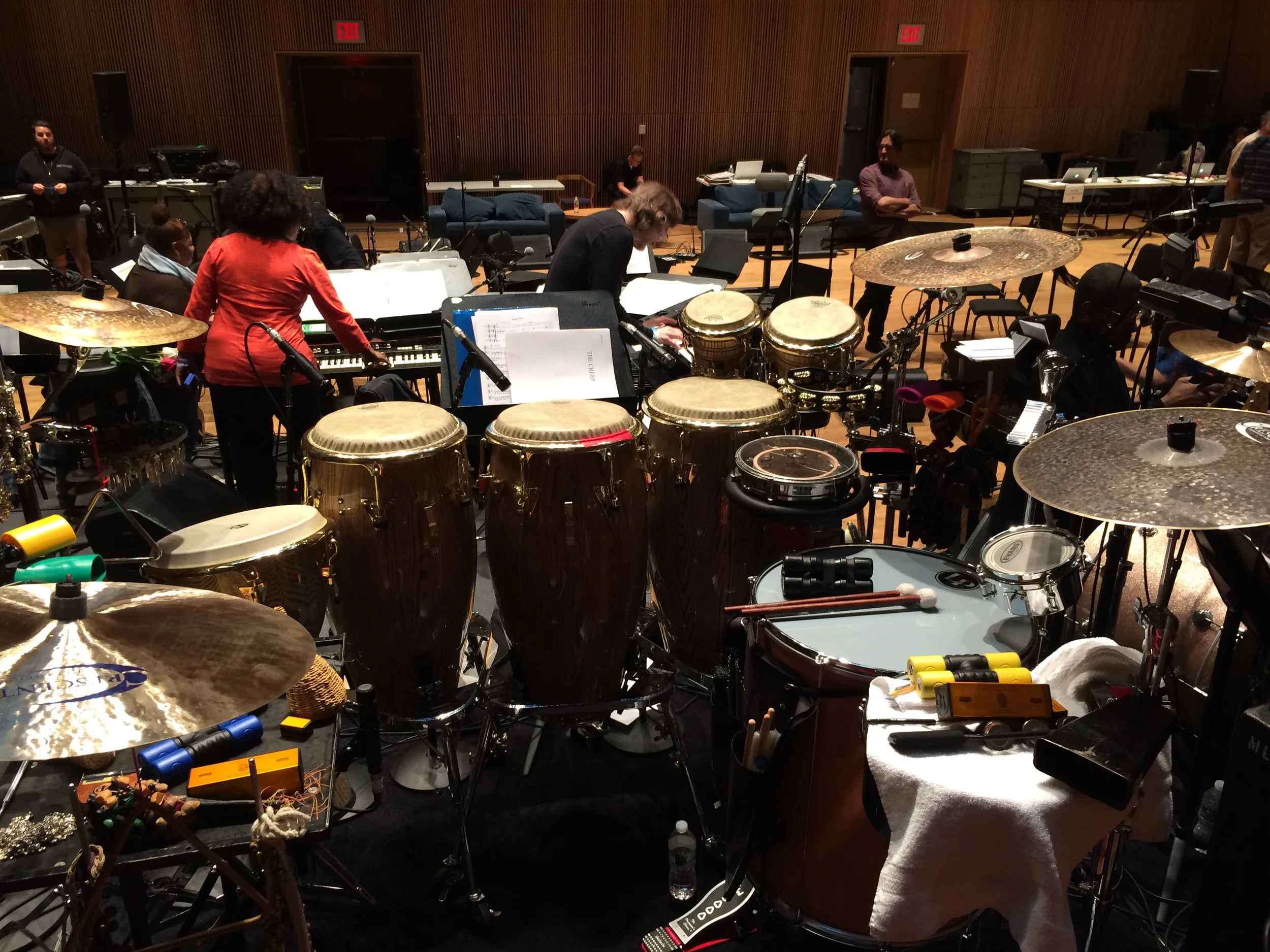 Sting Rehearsals April 2014