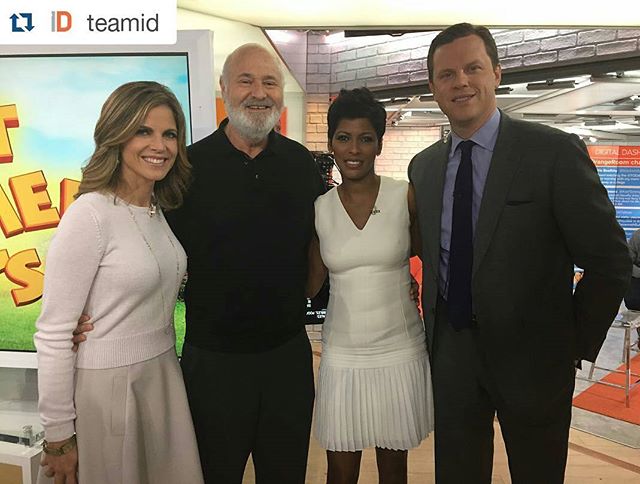#Repost @teamid
・・・
#RobReiner stopped by @todayshow this morning to talk ID film client #BeingCharlie. Don't be a 'meathead' -- go see it in theaters on Friday, May 6!