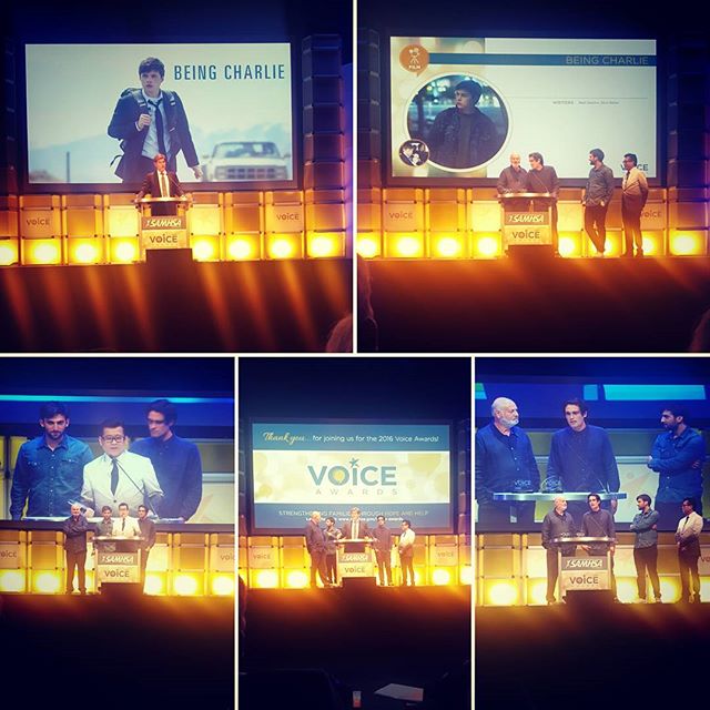 Congratulations to #BeingCharlie for their 2016 #VoiceAward! #sahmsa #robreiner #castlerock #jorvaproductions