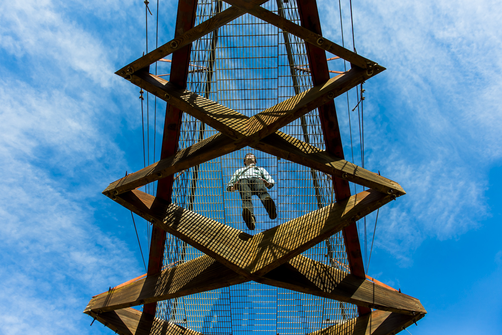 An architecture piece done by California Polytechnic University students who called themselves "The Masterbuilders" that started in September of 1989 till September of 1990 in San Luis Obispo, Calif., on June 8, 2014.