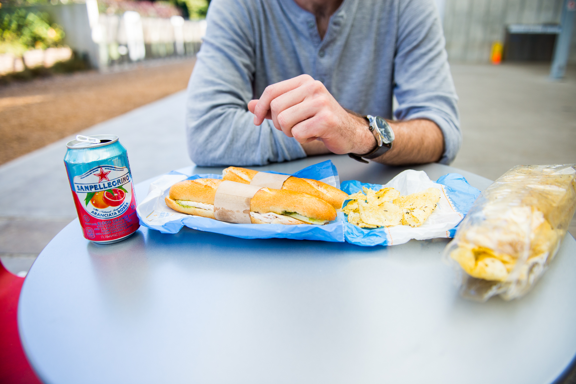 lunch with Nick