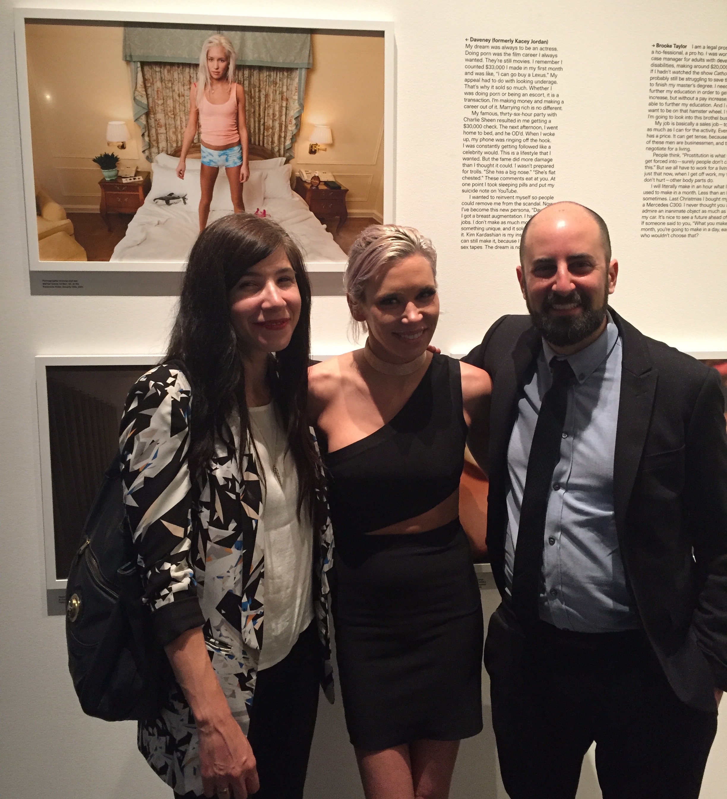 Editors with Generation Wealth star Kacey Jordan aka Daveney Nicole.