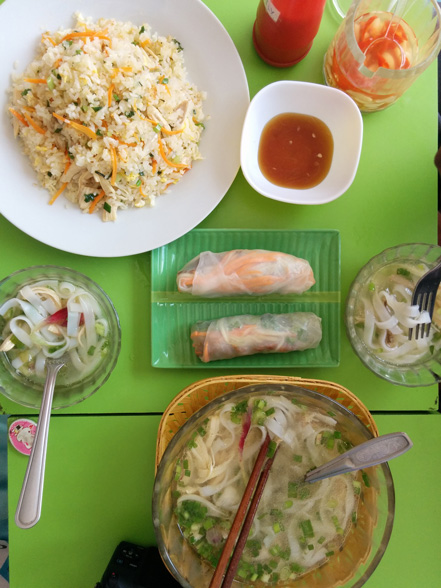 Vietnamese fare at Smiley House.