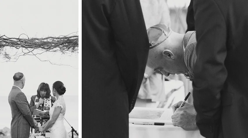 New Hampshire wedding ceremony