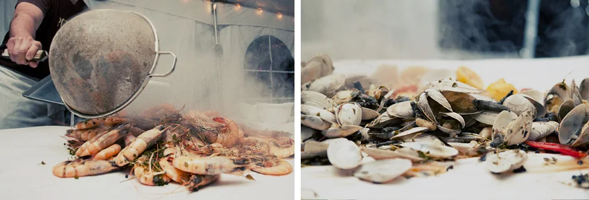 seacoast wedding food