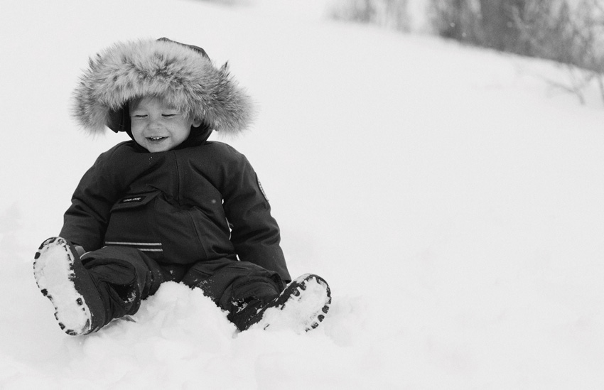 Baby in the Snow