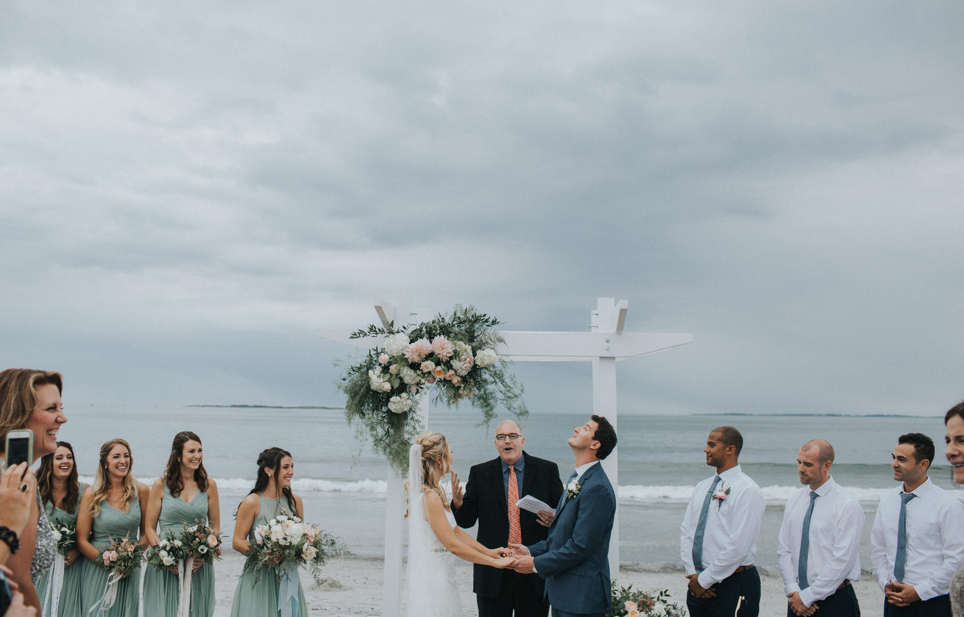 maine beach wedding