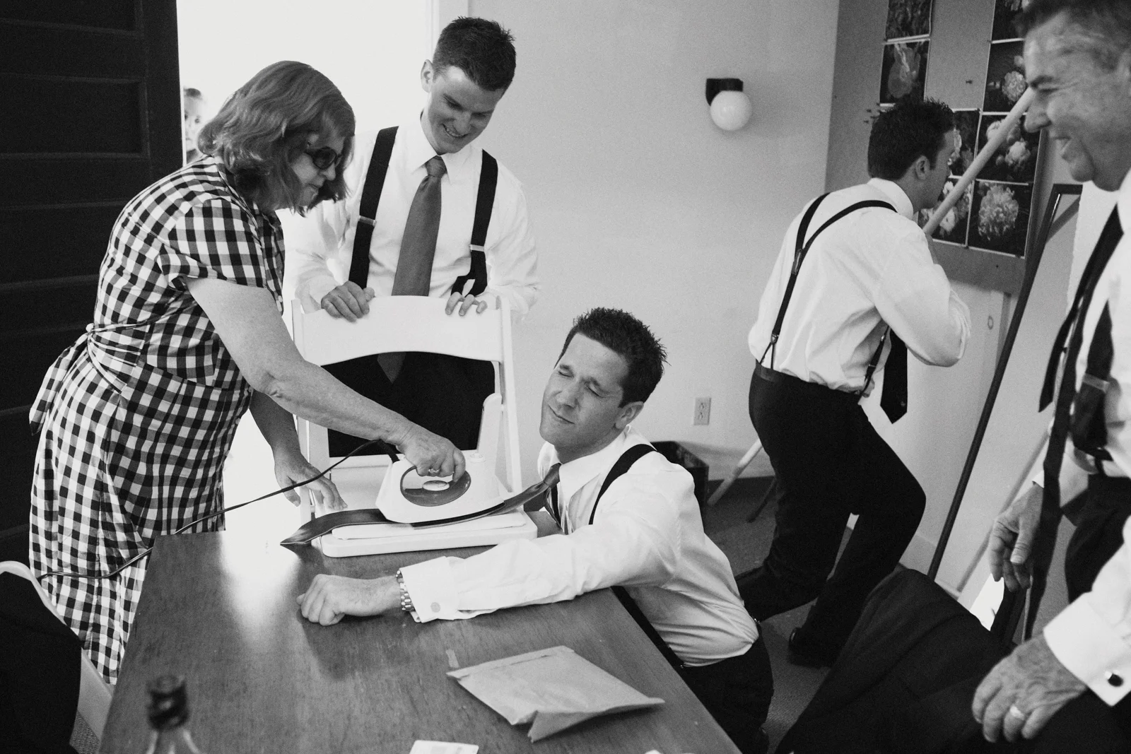 groom dressing