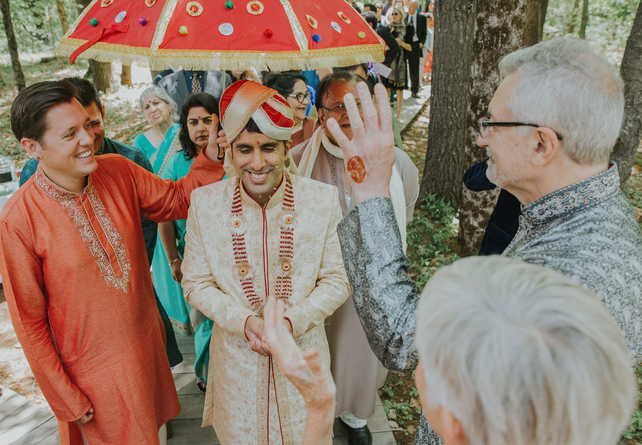  Indian groom before ceremony 