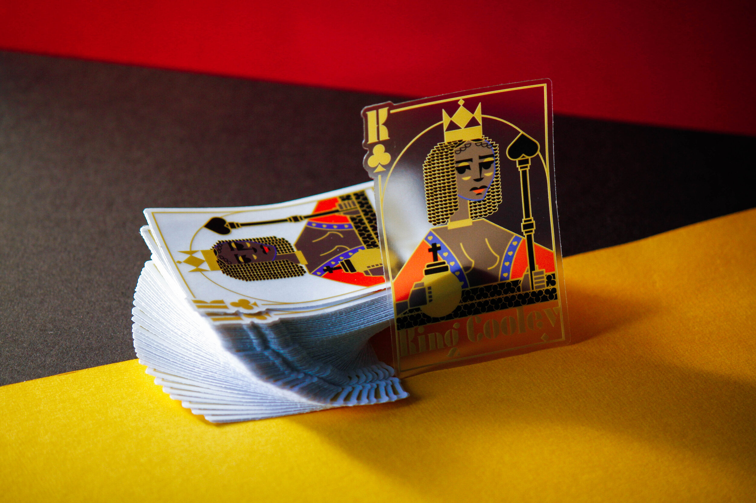 Official King Cooley Stickers (Transparent)