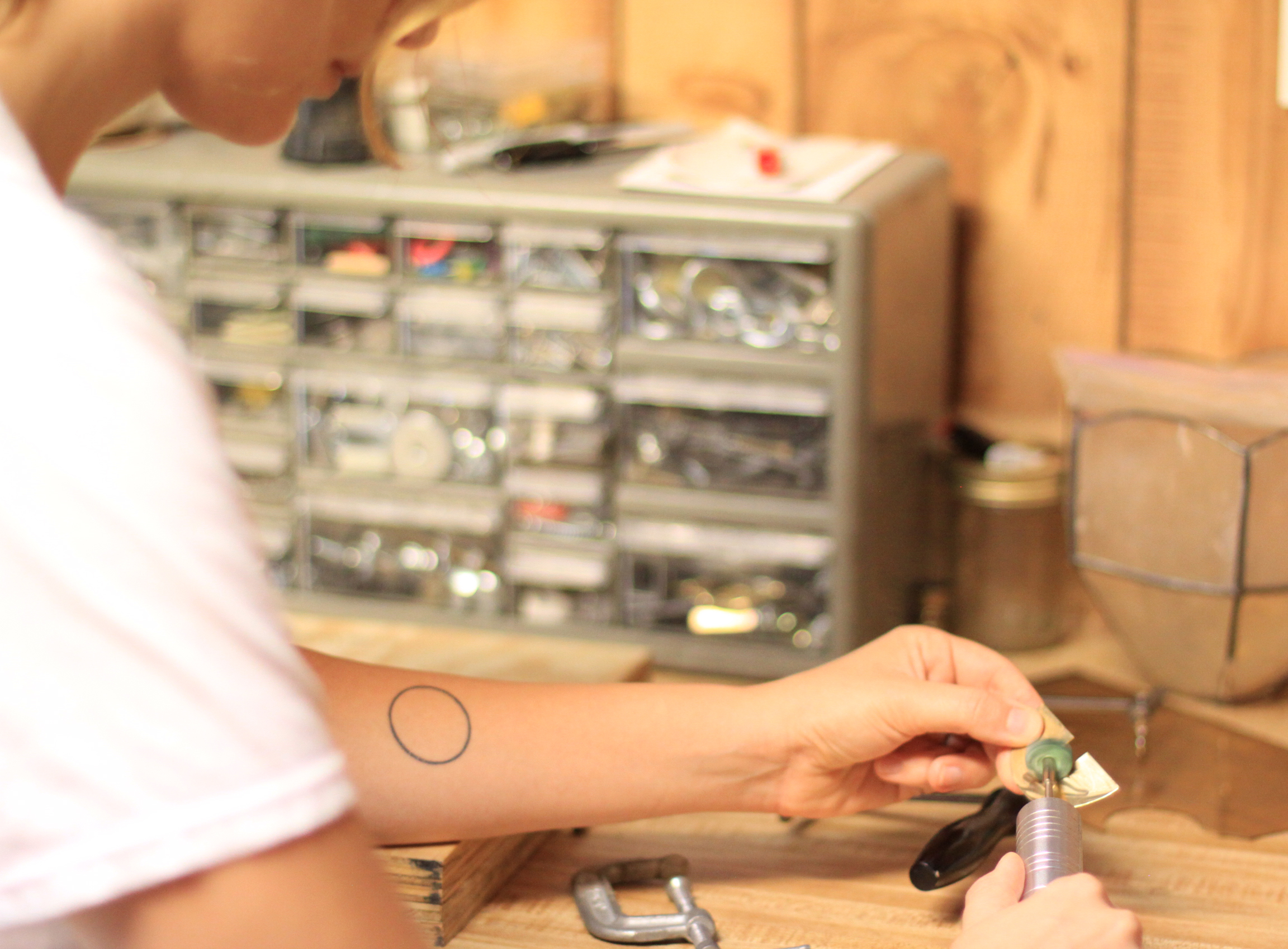 5. Sanding and driling