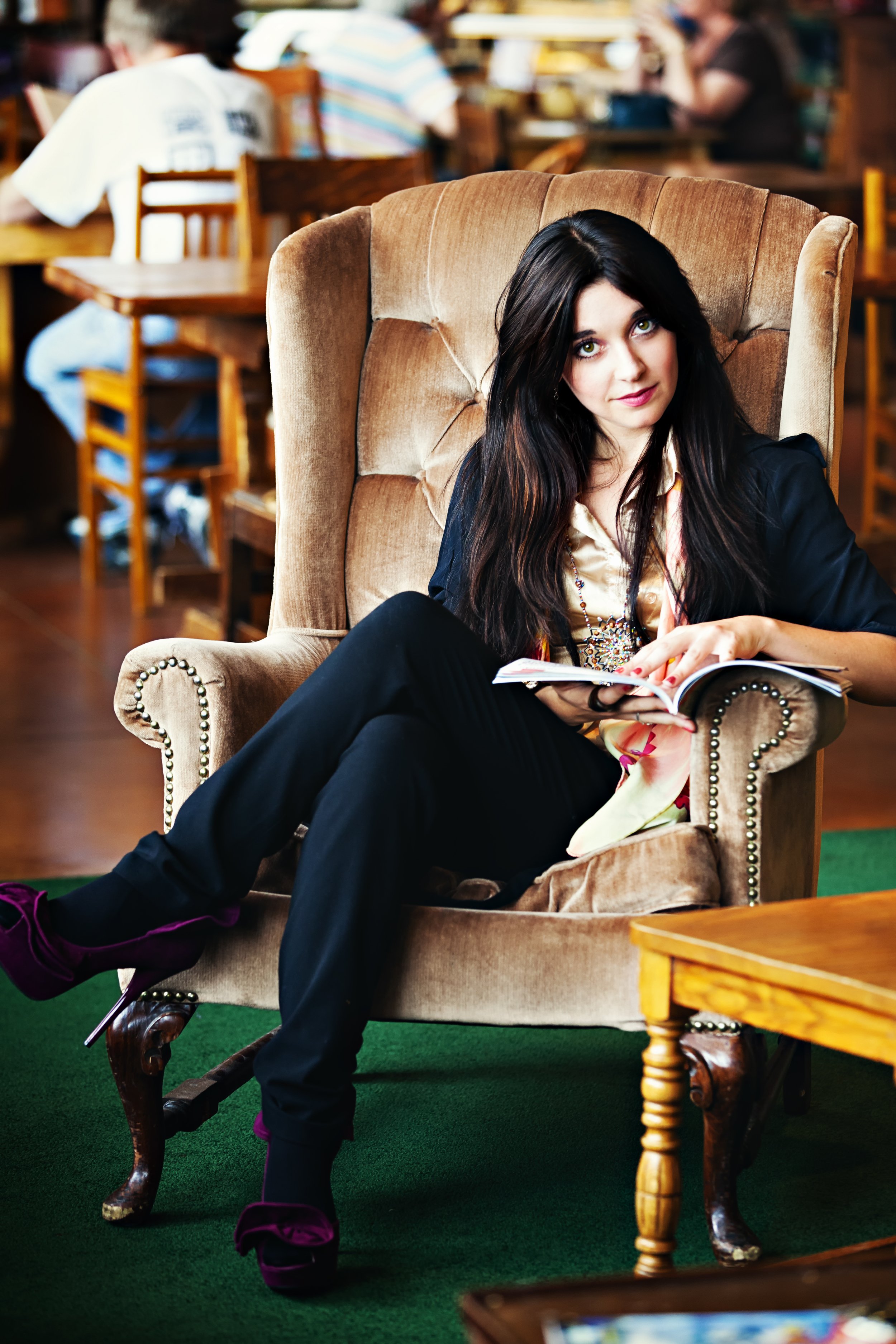 Photographer: Vidhi Thakur Model: Talya Vylyt Location: Tattered Cover Book Store, Denver, Colorado