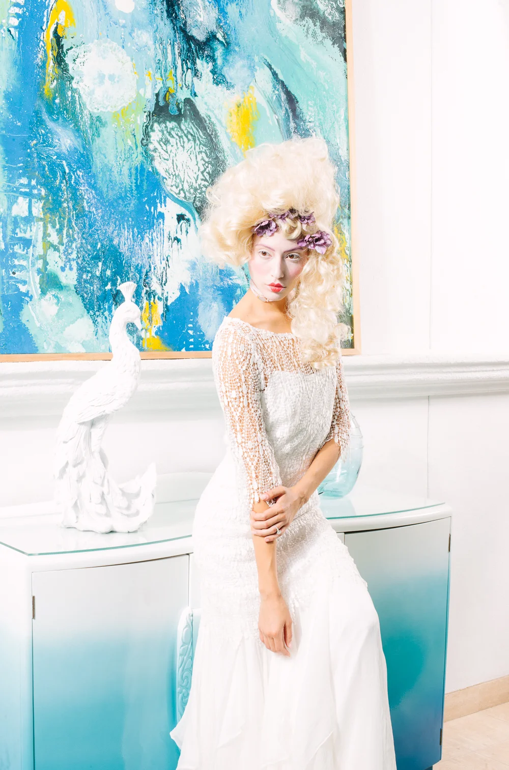 Model: Olivia Jordan Dress: Ivana Krejci Jewelry: Eliza Page