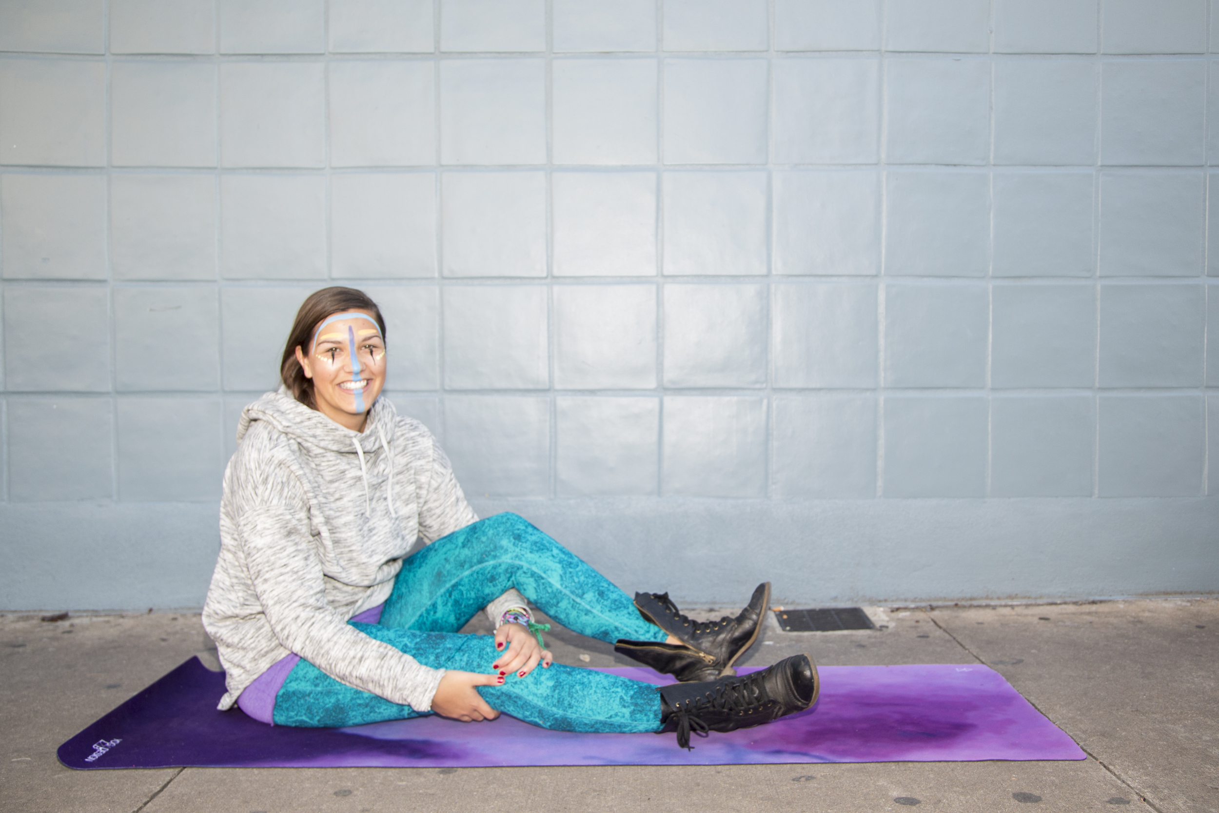 Block Party street yoga