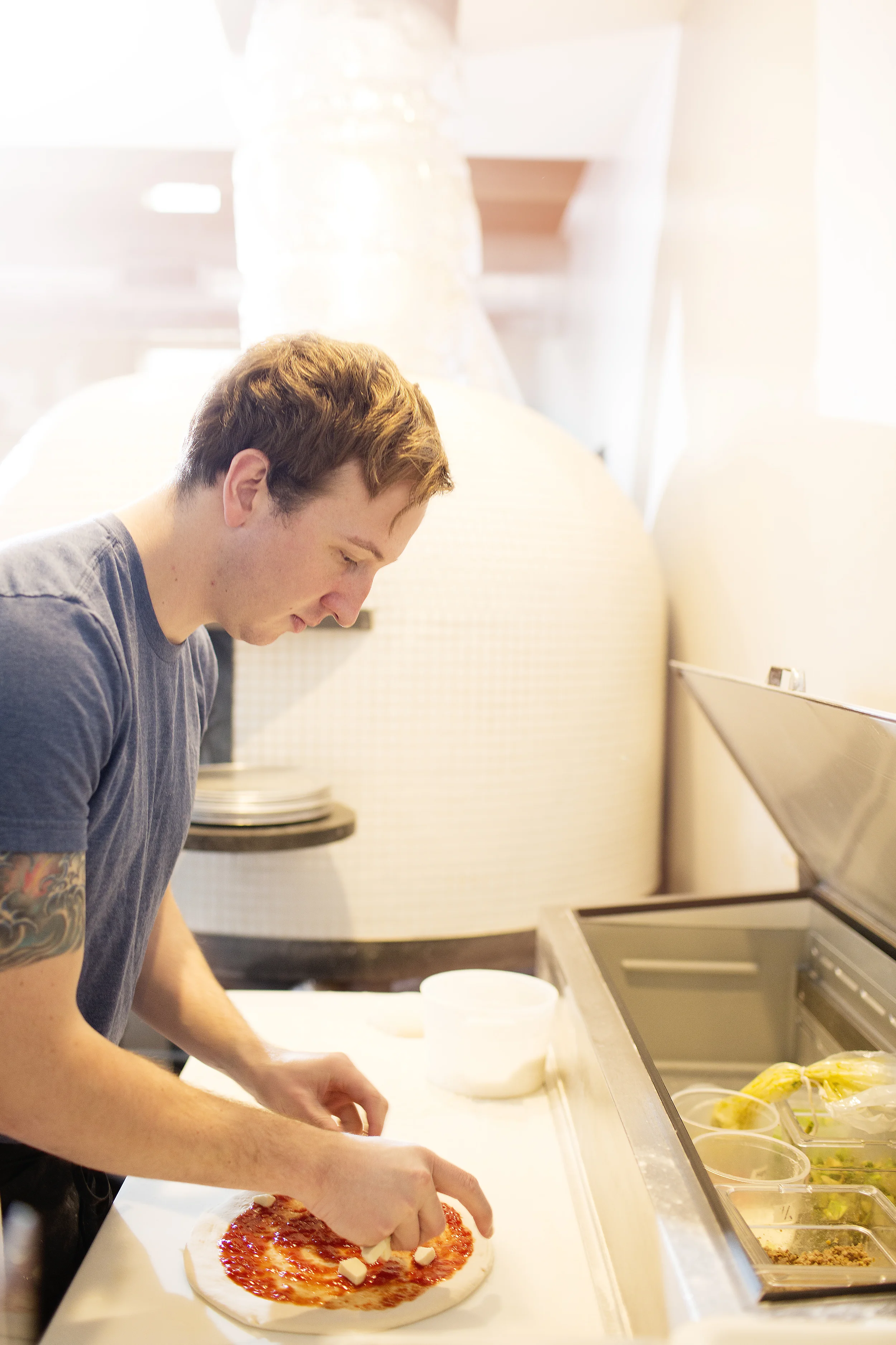 Bufalina's Brussels Sprouts Pizza