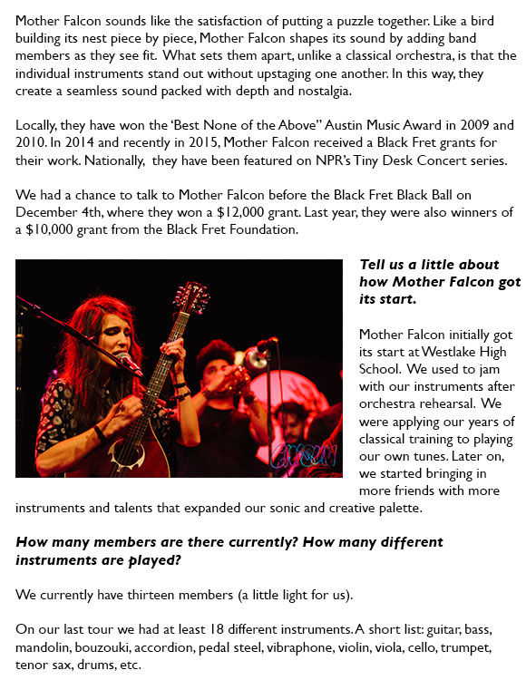 Mother Falcon Rad Austin Magazine