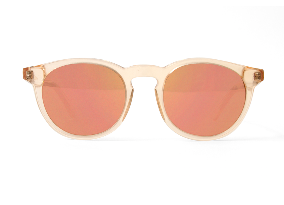 OLDMAN YELLOW VINTAGE ROSE GOLD LENSES 