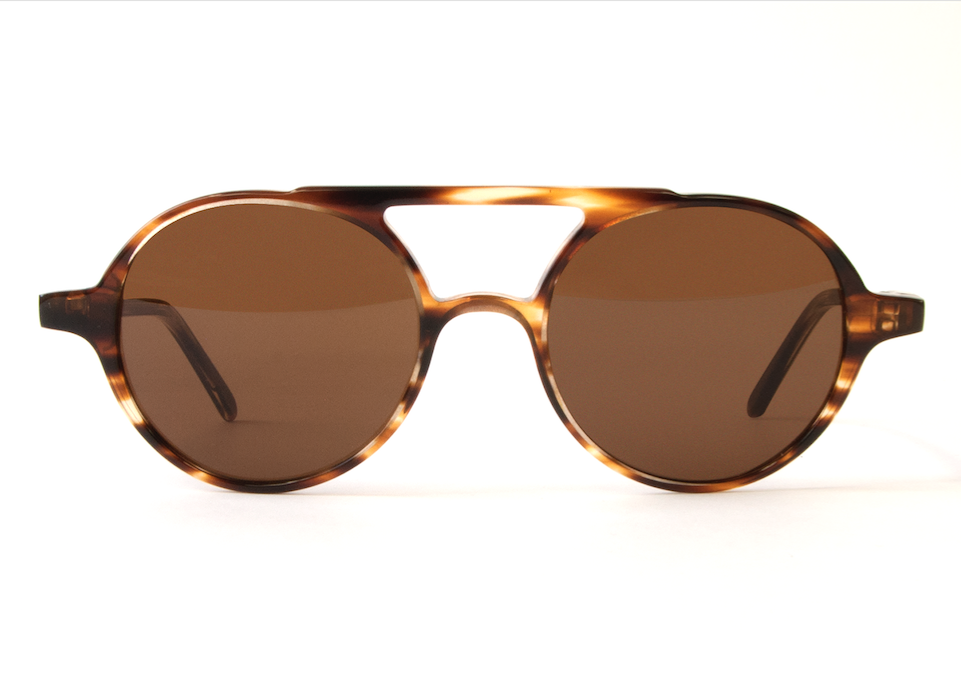 VOYAGER STRIPED HAVANA BROWN LENSES 