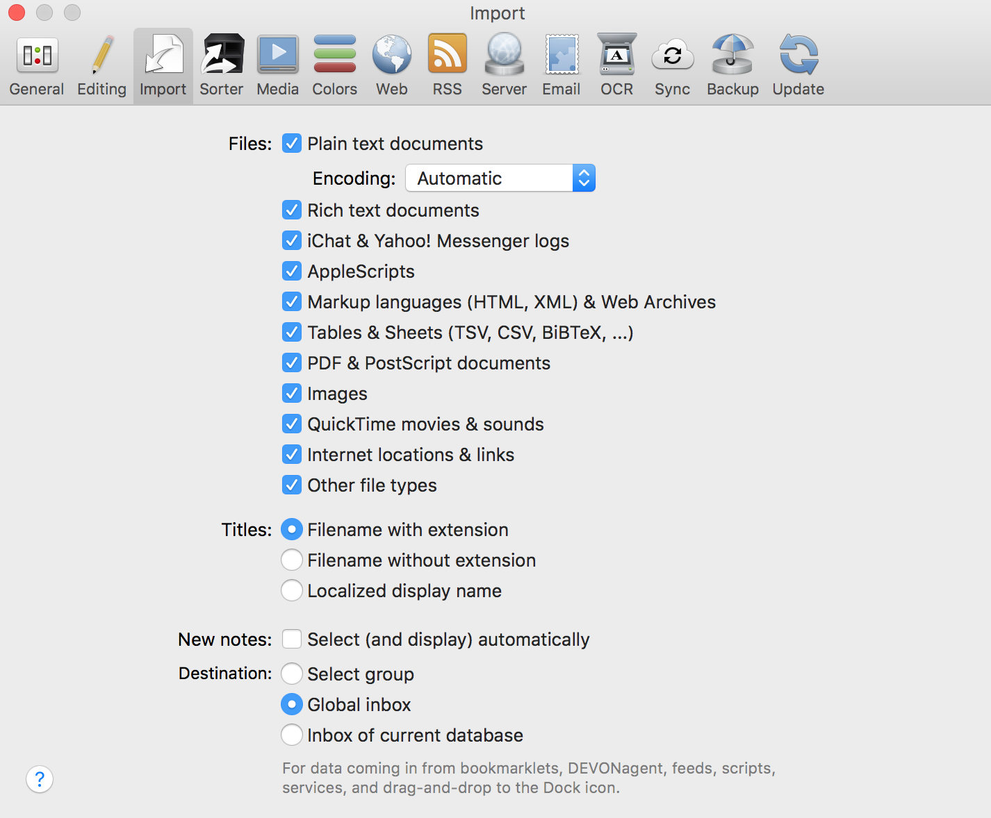 import web pages into devonthink pro office import web pages into devonthink pro office