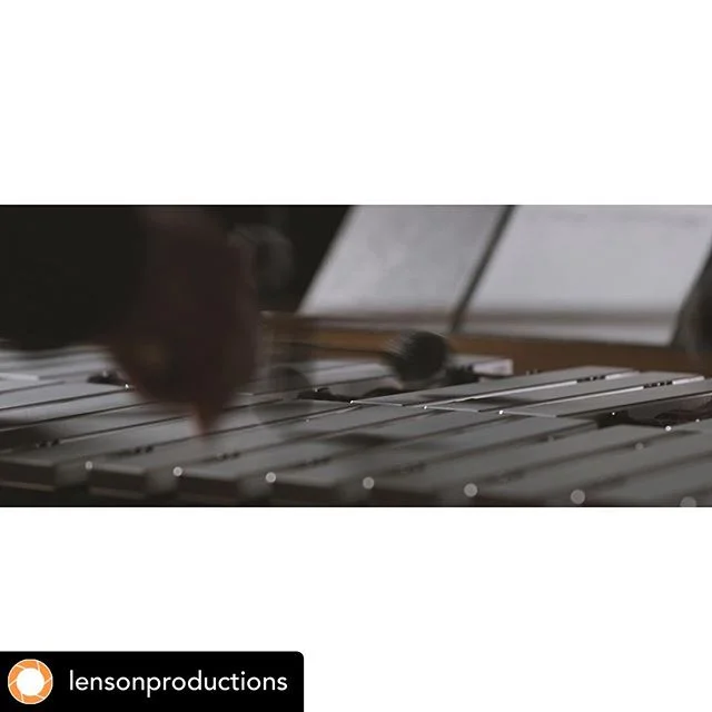 &bull; @lensonproductions @houseofglockenspiel @hocketensemble Getting ready for new performance videos to drop! Featuring awesome works by @hitomimusic &amp; @houseofglockenspiel for our first installment of our Composer/Performer Initiative. Keep a