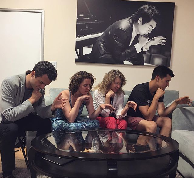 We&rsquo;re all in sync and feeling like Lang Lang as we head to @othermindssf this weekend for #Wyschnegradsky&rsquo;s music for 🎹🎹 four pianos 🎹🎹 tuned in quartertones! 🎉