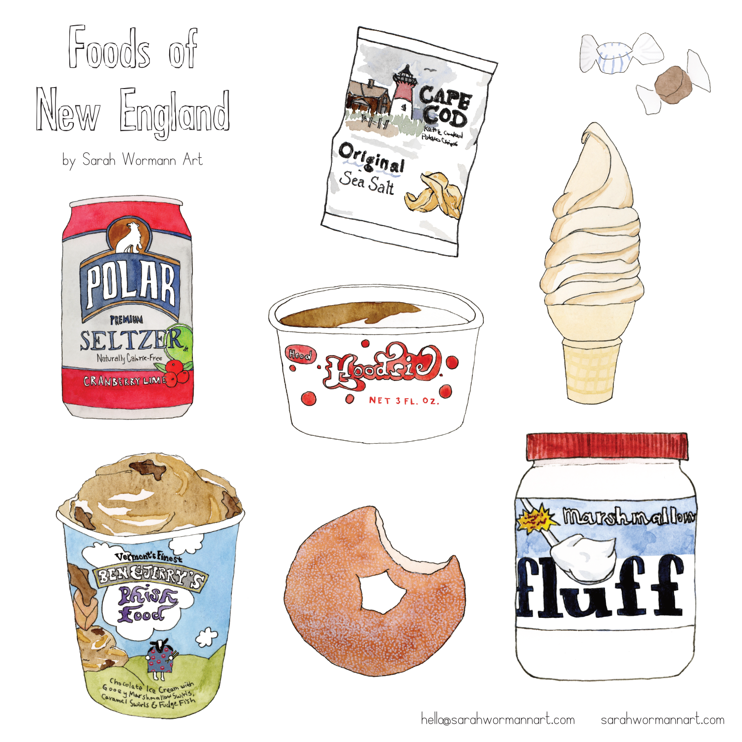 Mega-Pack of Foodie Stickers – Ah! The Element of Surprise