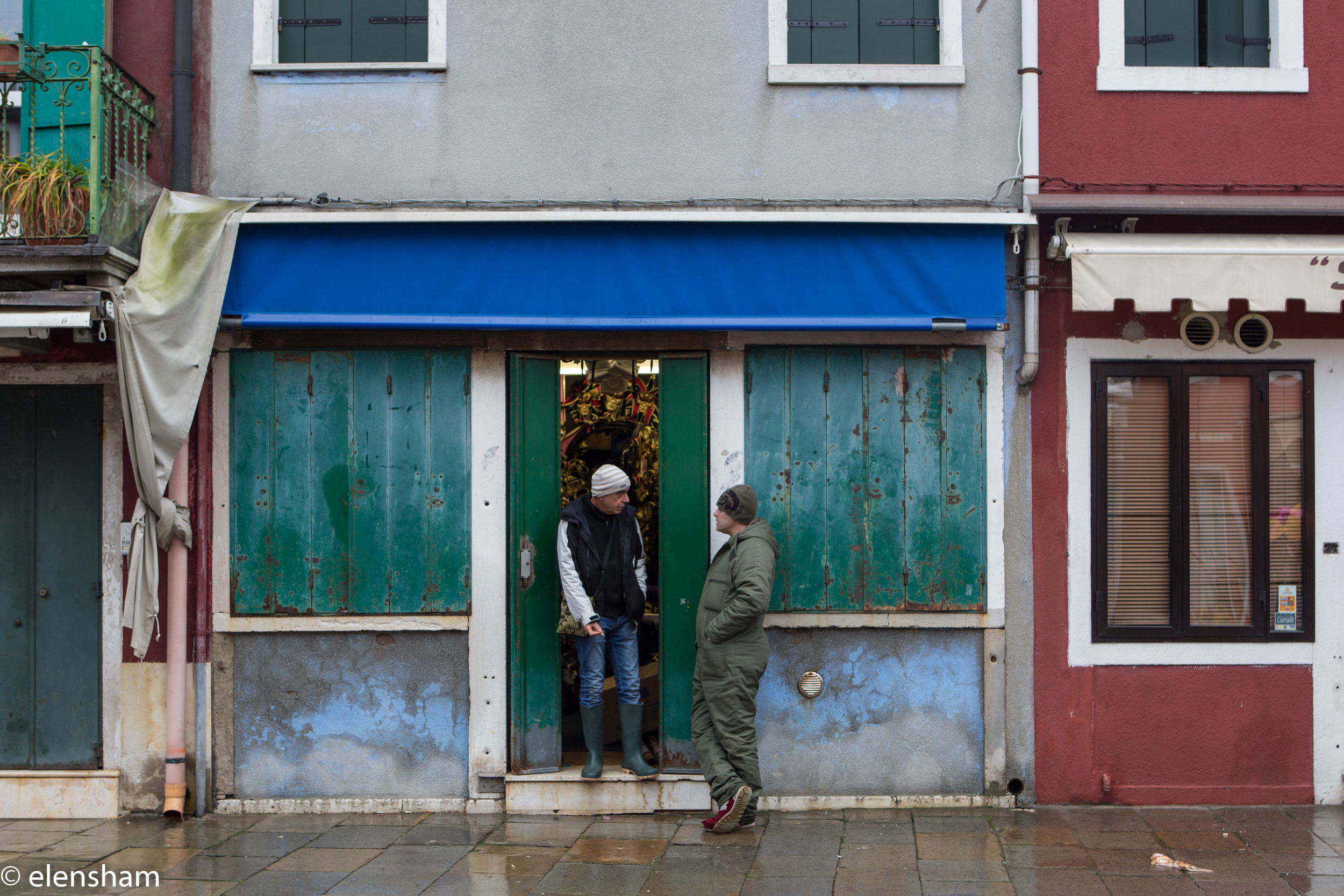 Locals having a chat