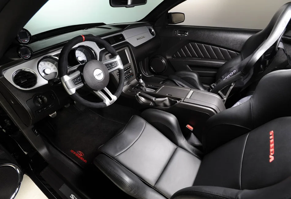 Steeda Trademarked Floor Mats and Seat Embroidery 