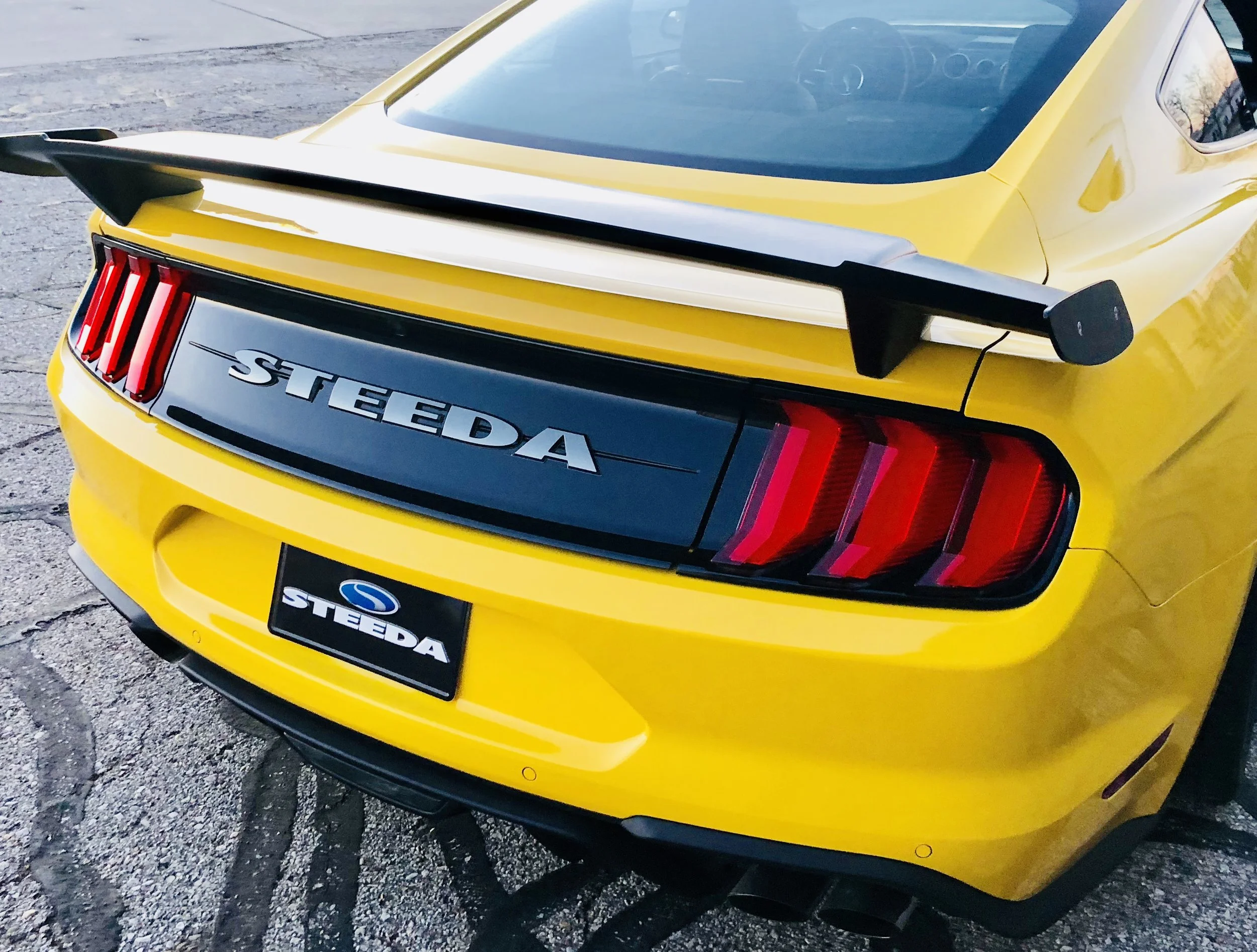 Steeda Trademarked Rear Deckled Emblem