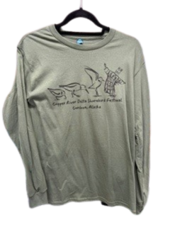 Shorebird Festival Long Sleeve Tee - Army Green