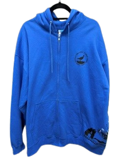Shorebird Festival Zip Up Hoodie - Original Blue
