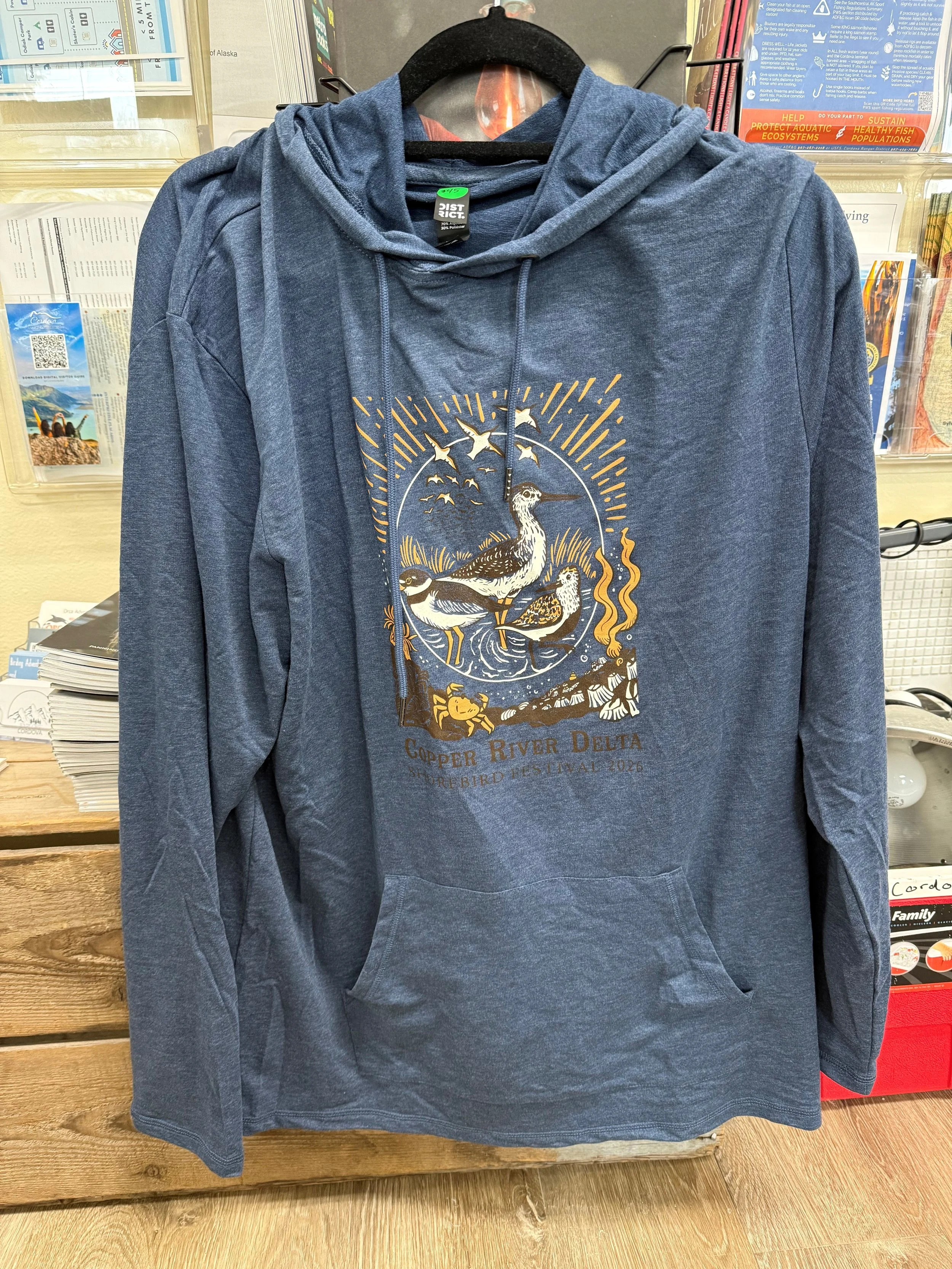 2026 Shorebird Festival Lightweight Hoodie - Dark blue