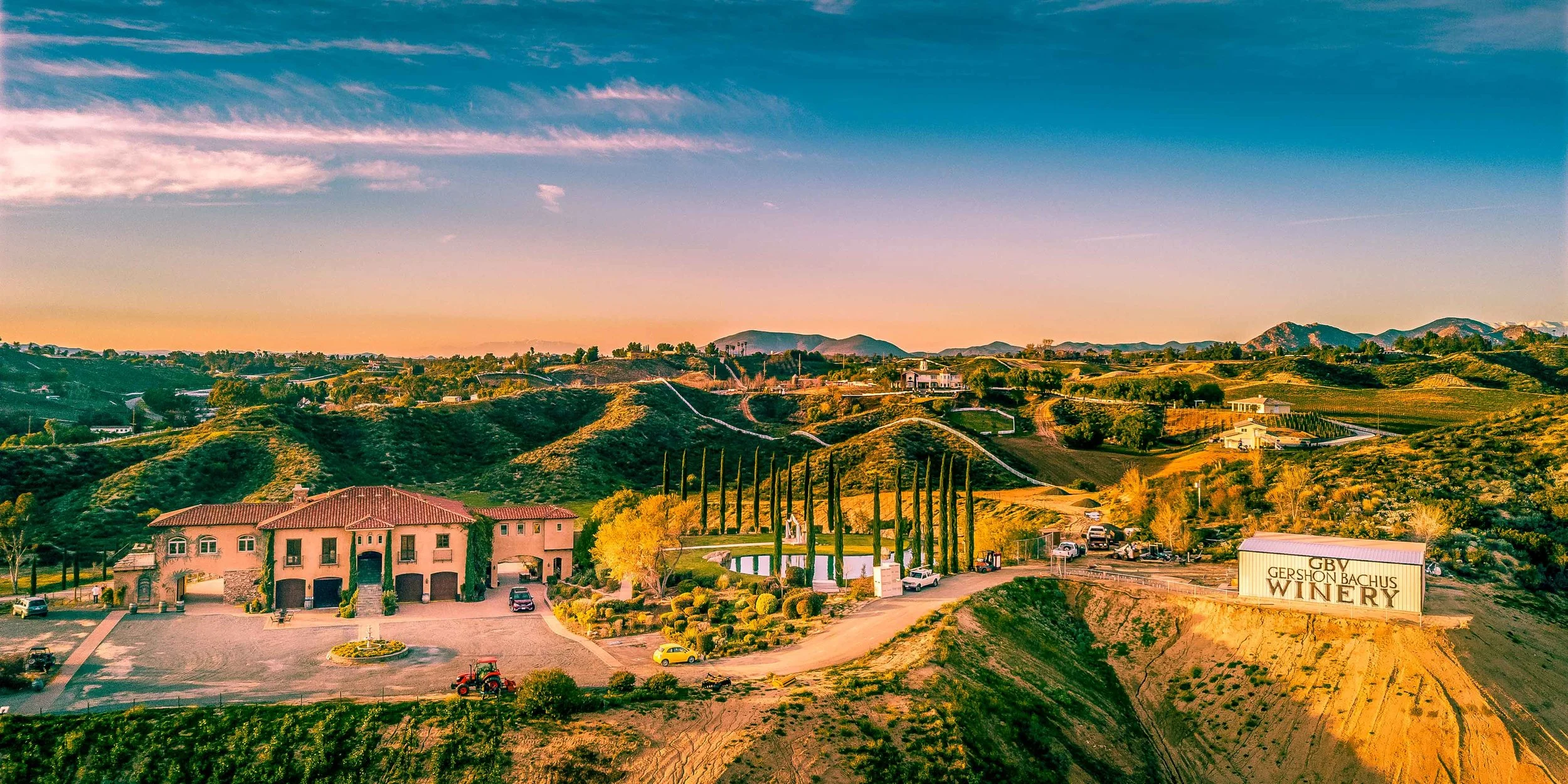 Aerial View of Gershon Bachus Vintners