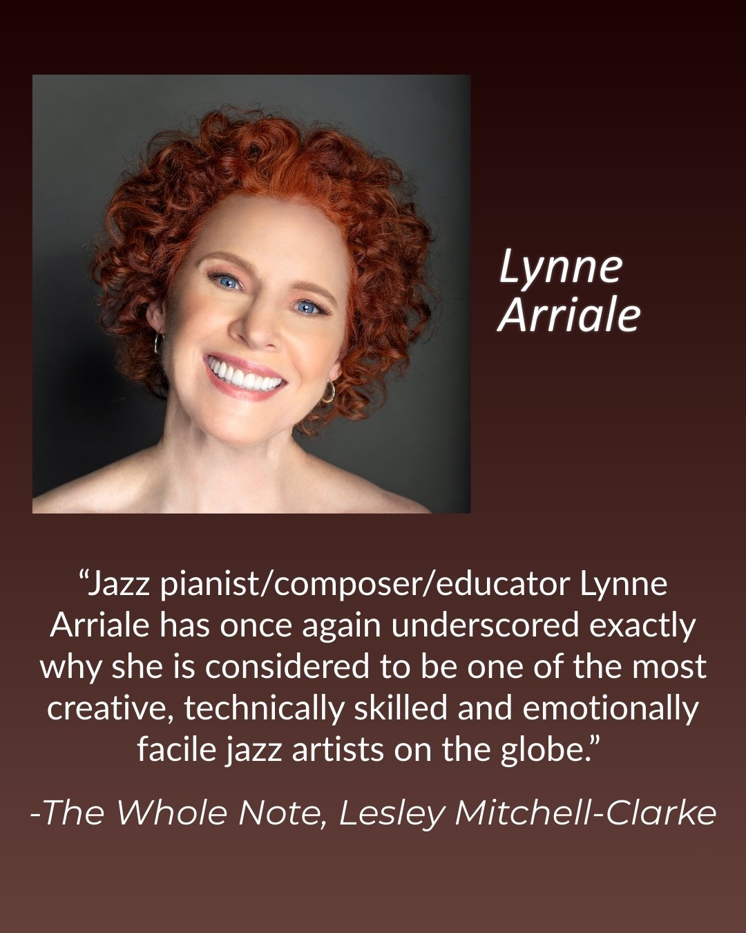 Thank you for the wonderful review, Lesley!
If you'd like to be notified about news and my upcoming performances, please click the link in my bio.
#jazzpiano #womeninjazz #challengeinternational #modernjazz #contemporarymusic