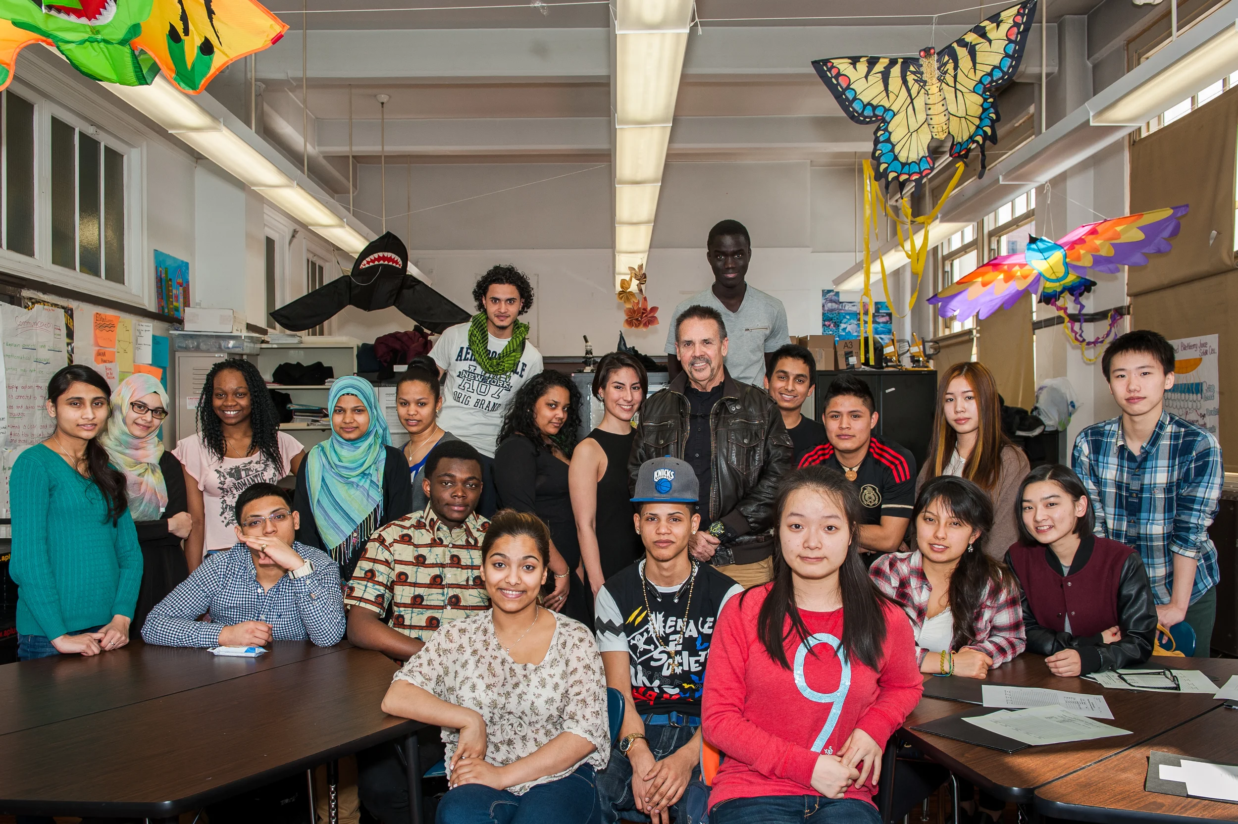 International High School Class Portrait