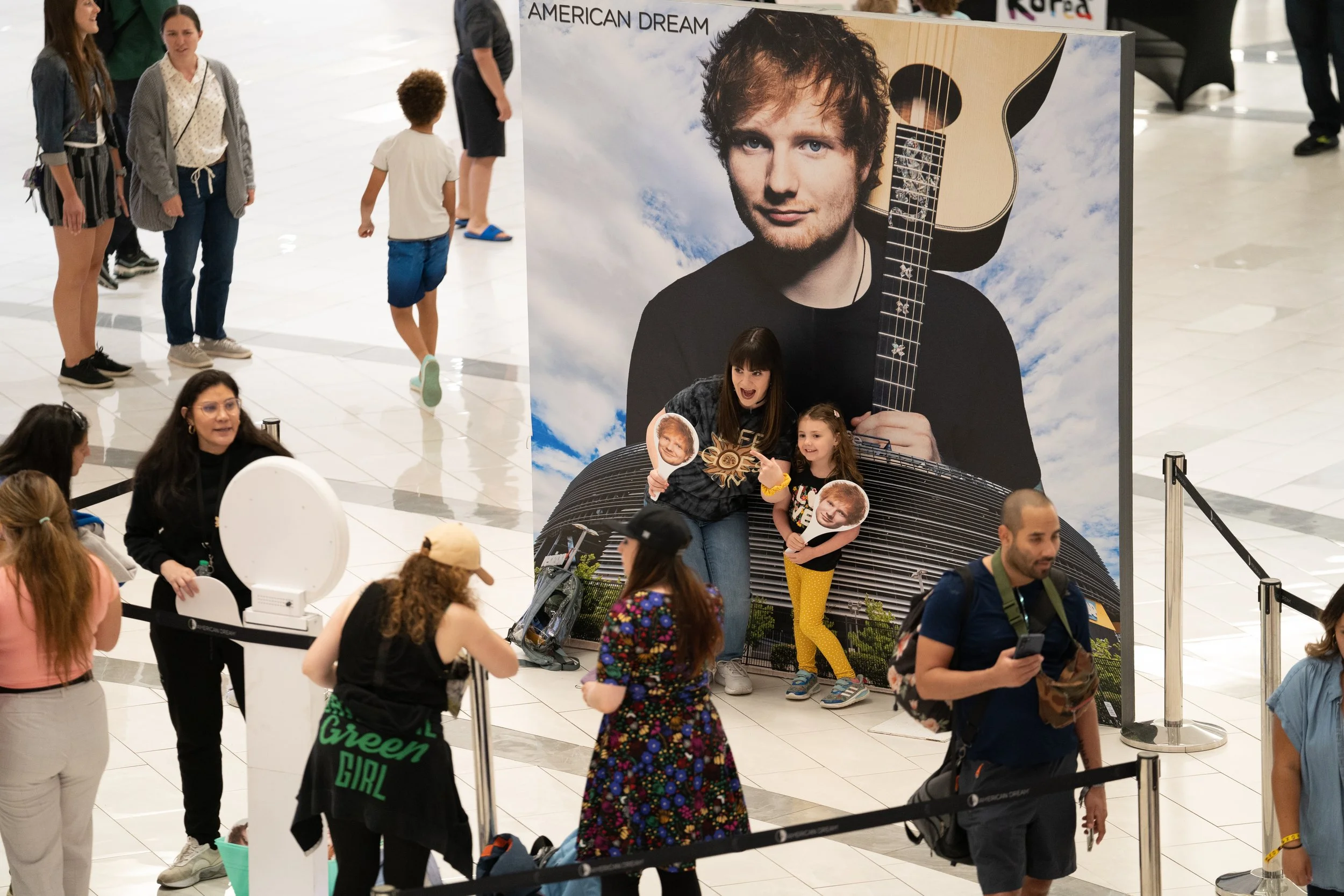 Ed Sheeran Activation American Dream