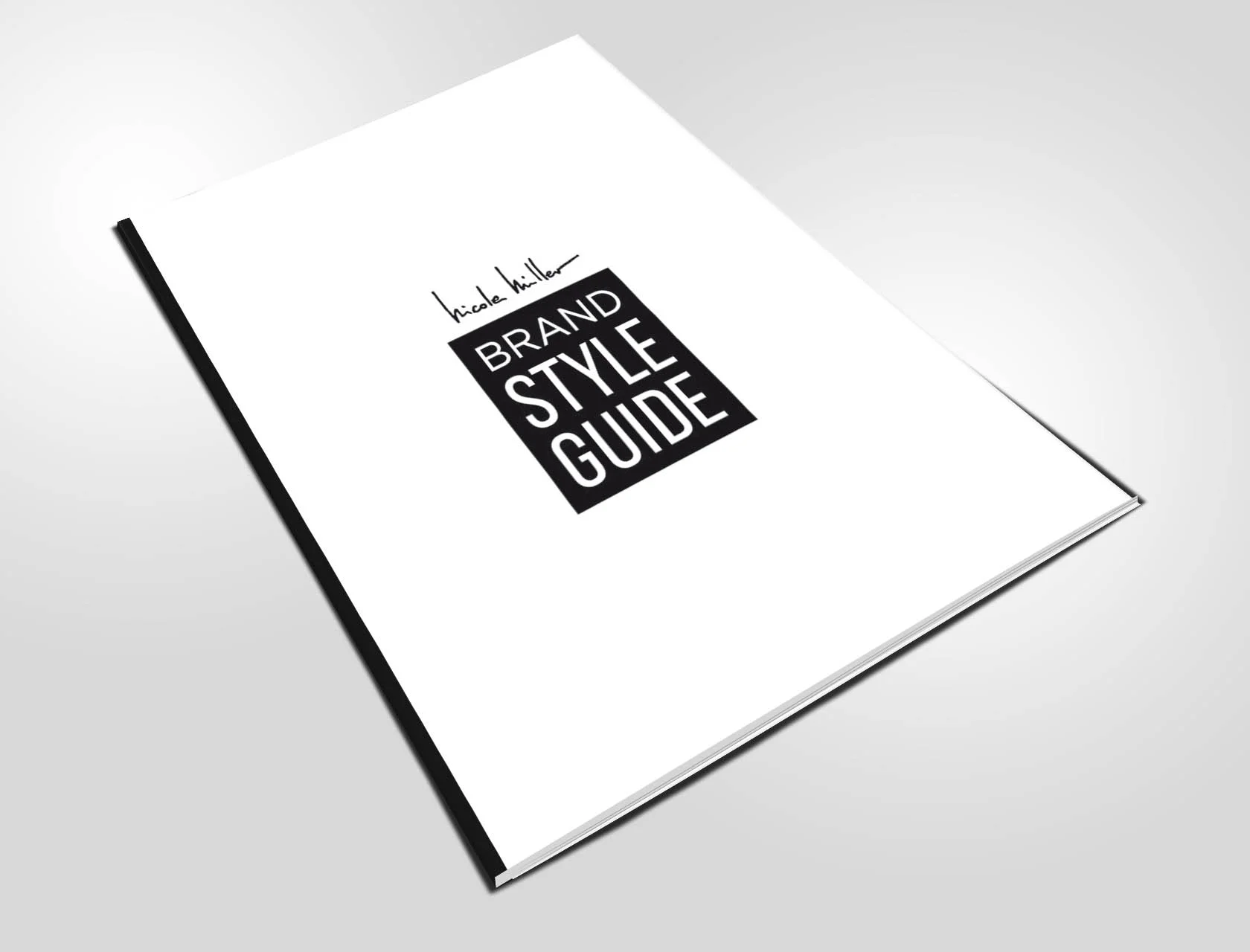  Style Guide Book for the Nicole Miller Brand with 40 pages 