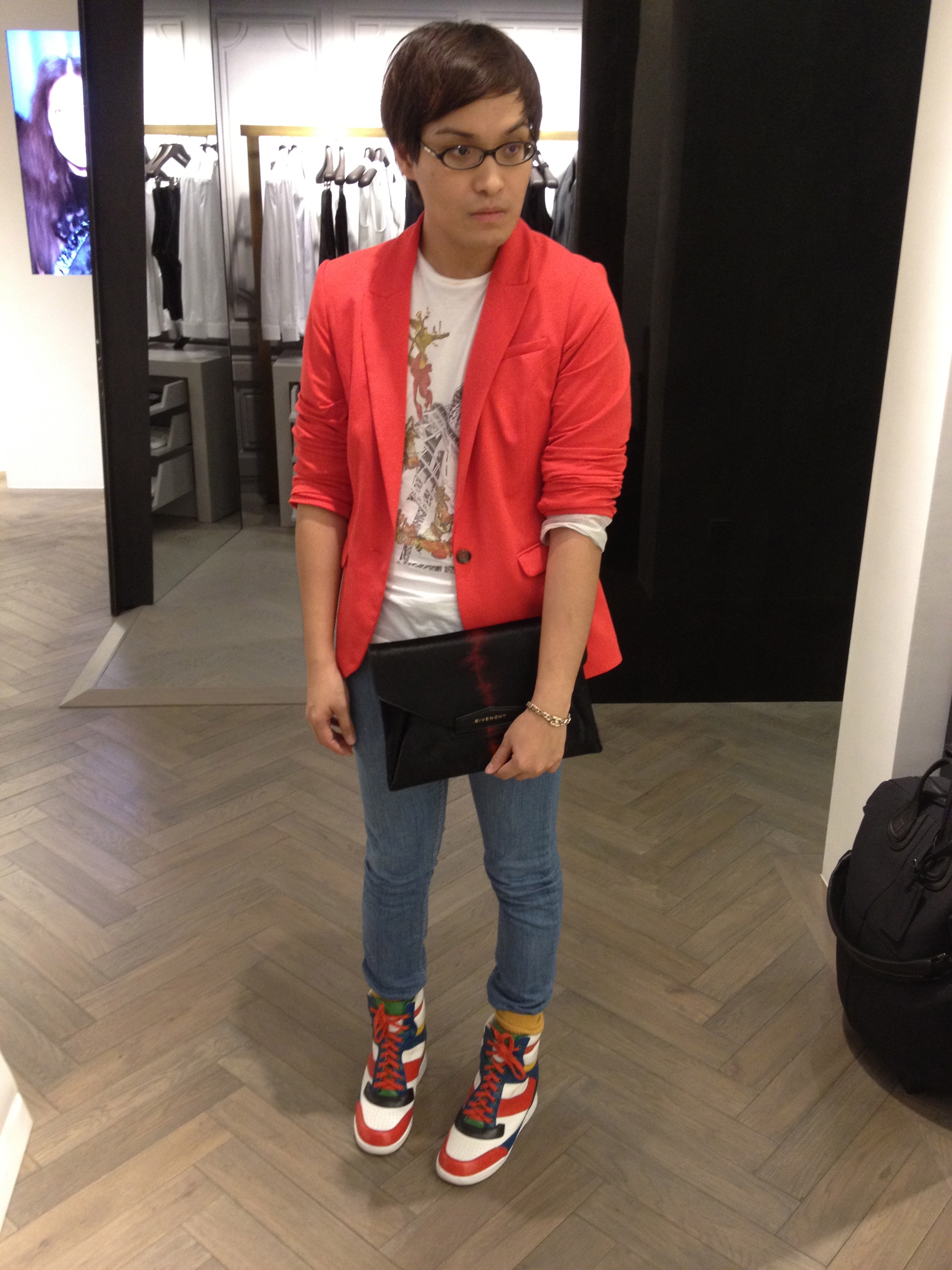 givenchy envelope clutch bag