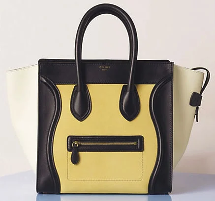 Celine Luggage Tote in Vanilla