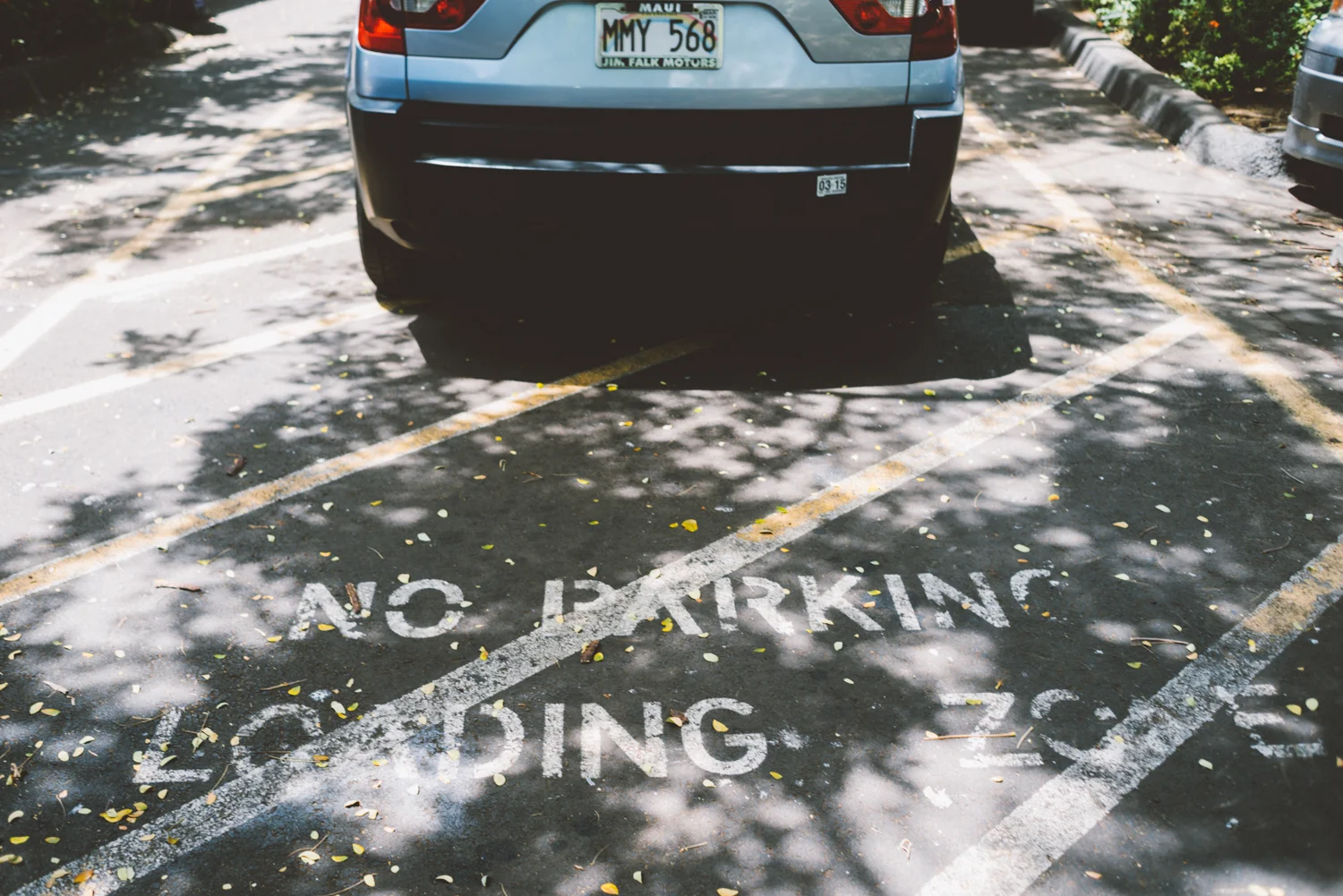 No parking.