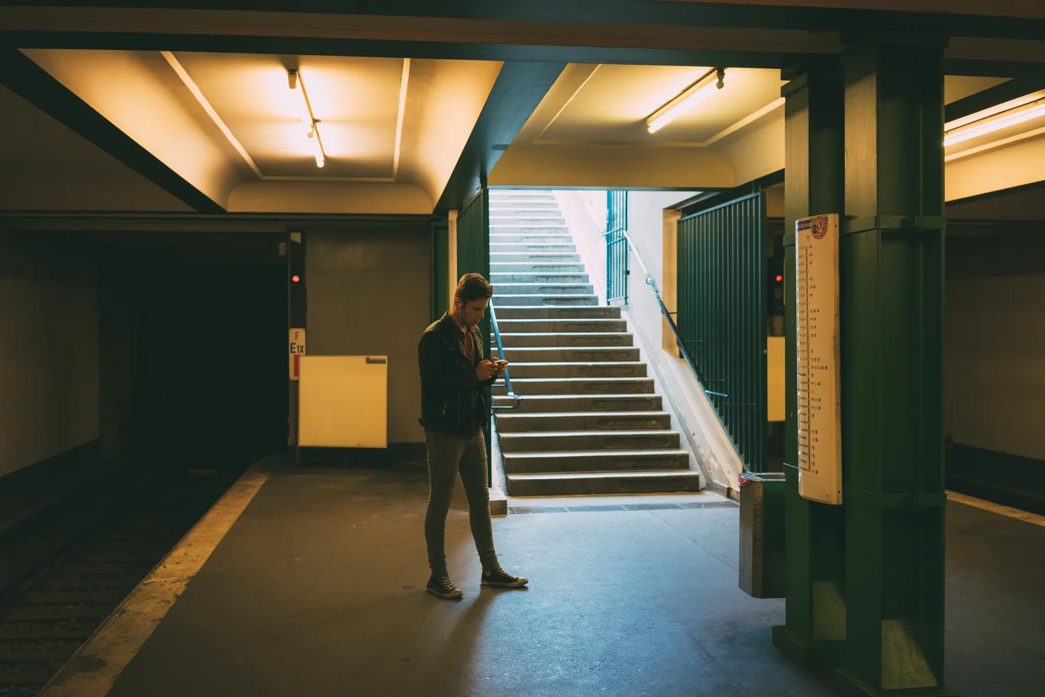 First Berlin Metro station