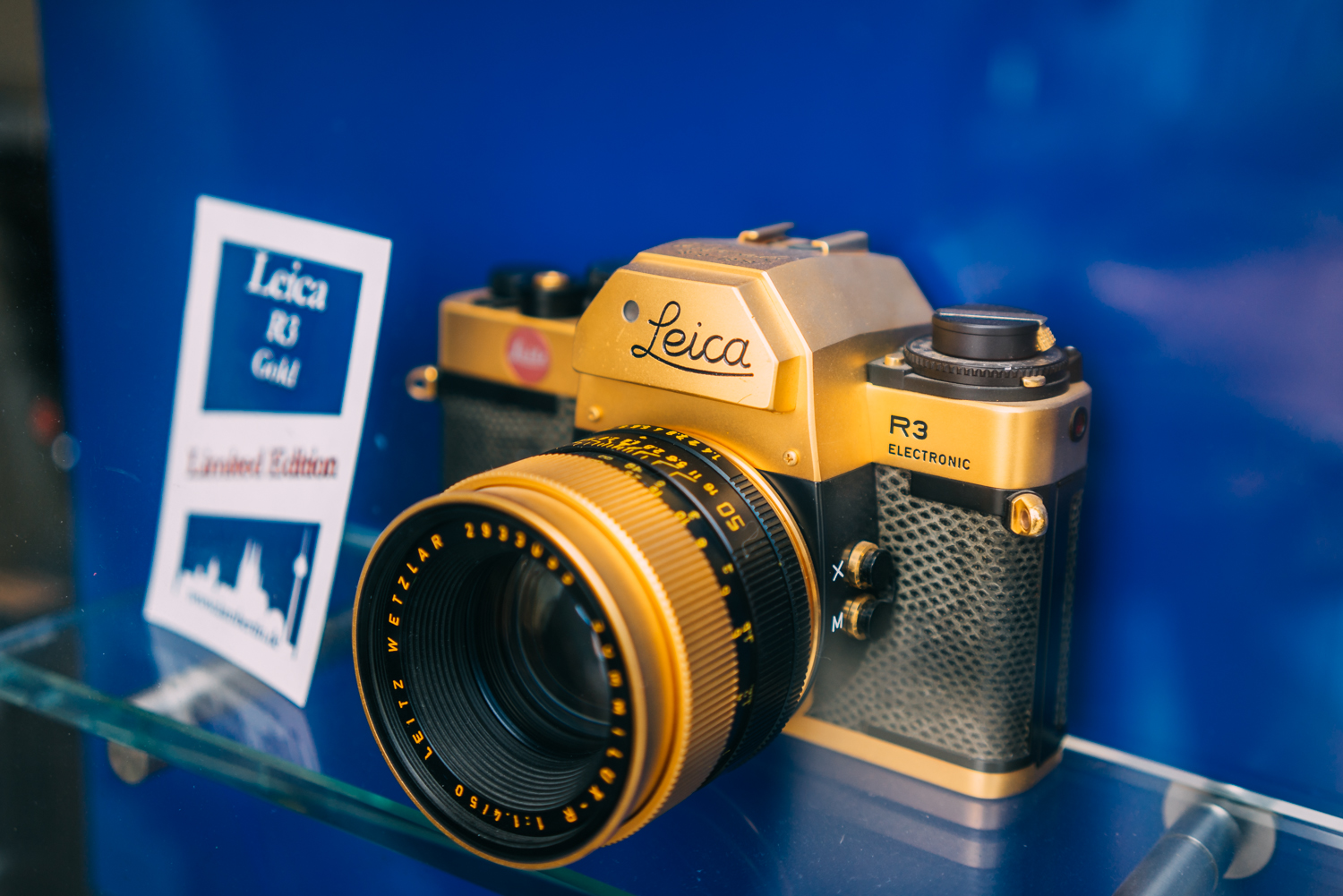 That gold Leica. Too bad its an R