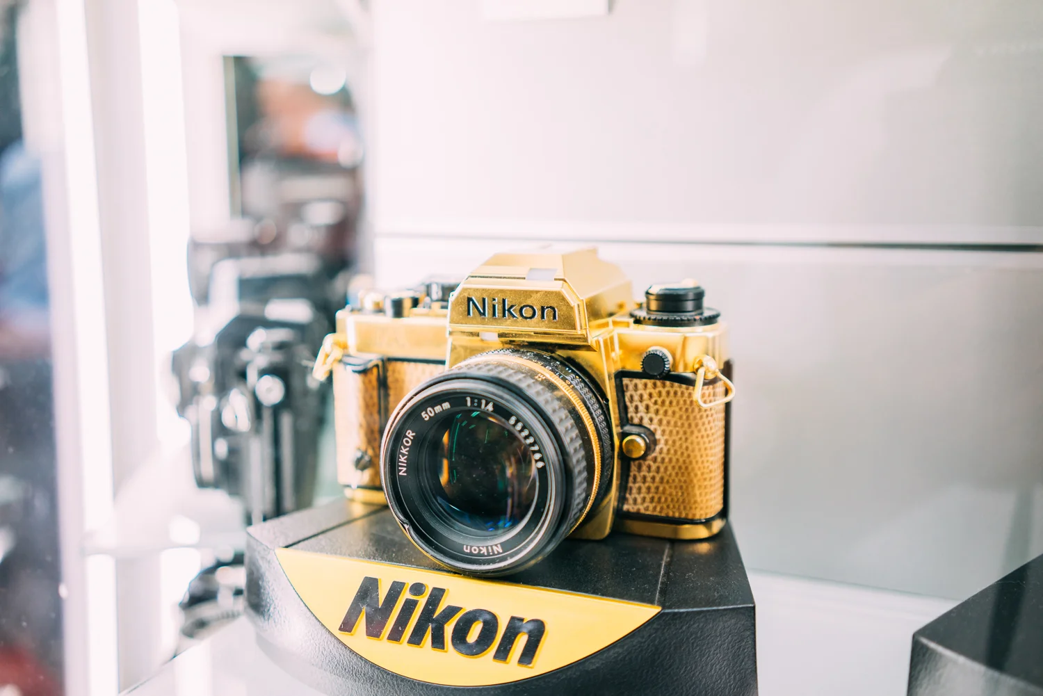 All the gold cameras.