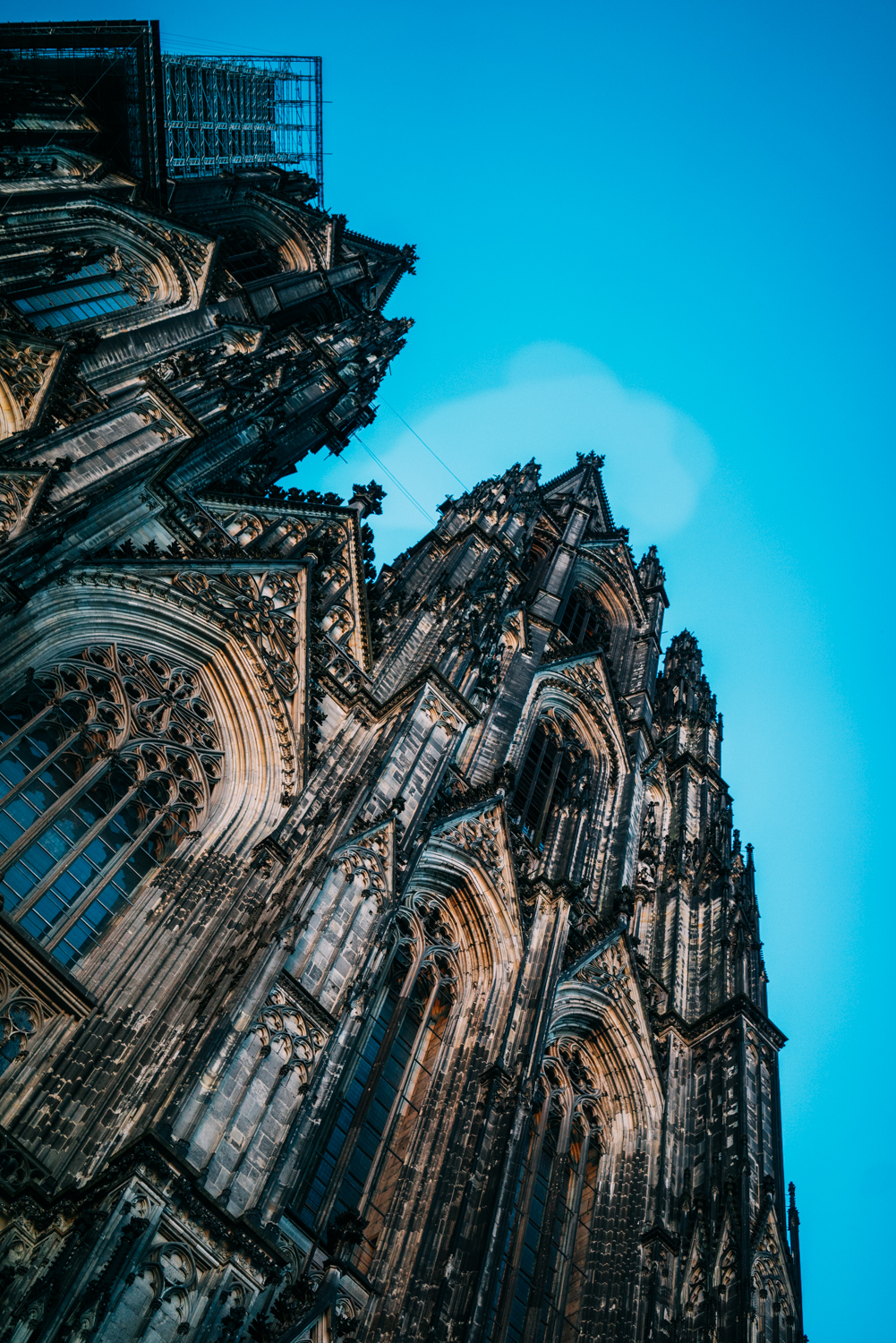 Köln Cathedral at dusk 