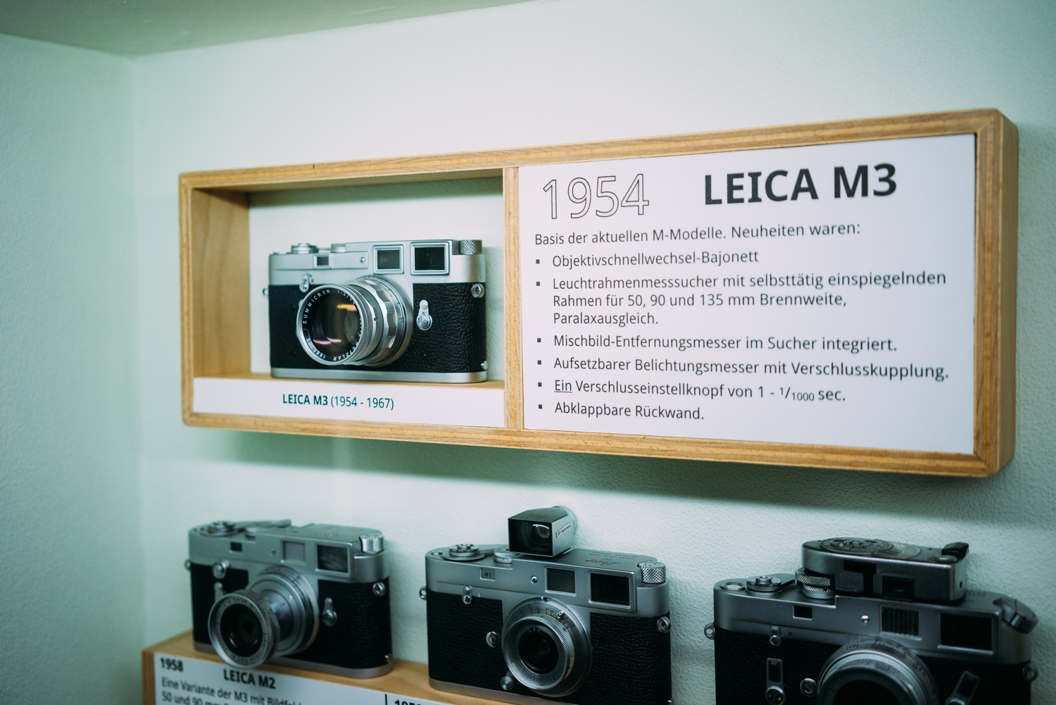 The Leica display was something to drool over.
