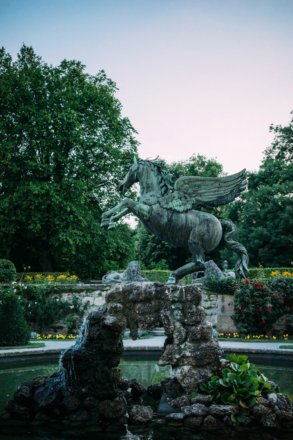 Fountain featured in The Sound of Music