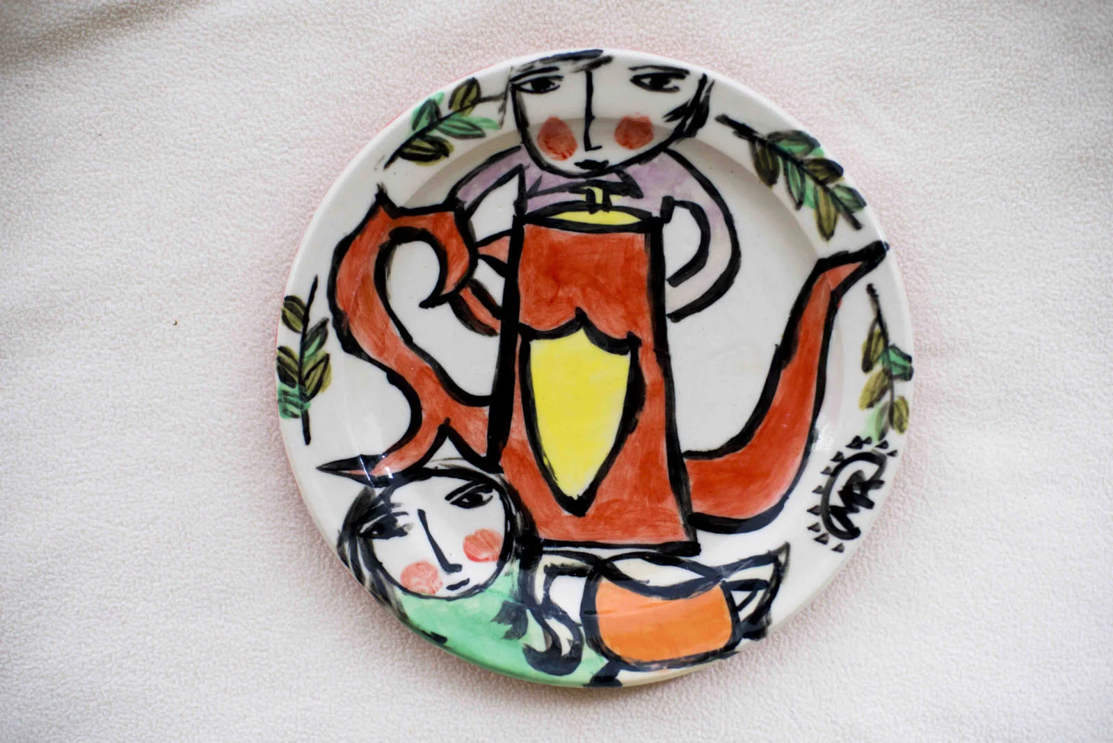 Teapot - Bread and butter plate