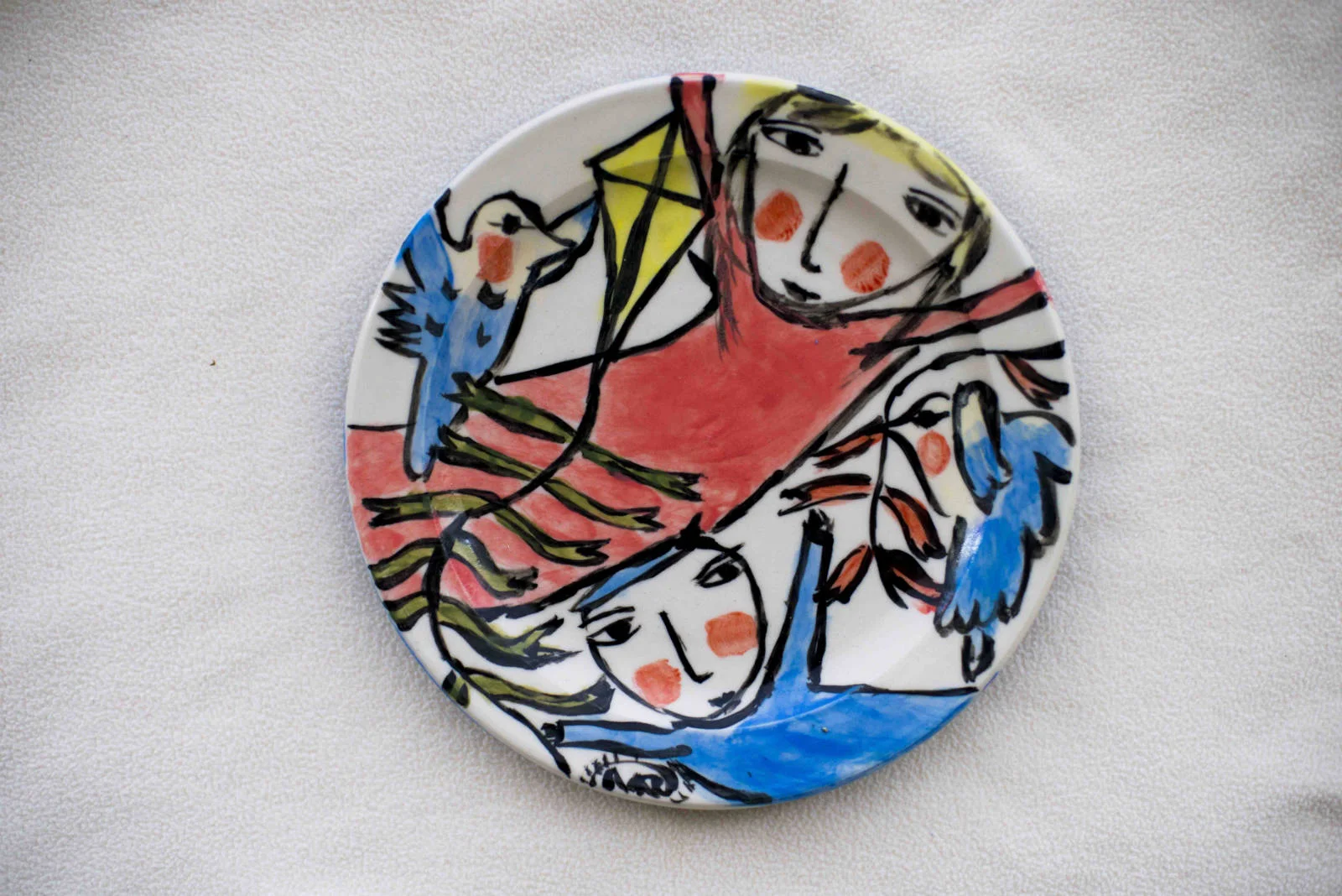 Kyte flying - Bread and butter plate