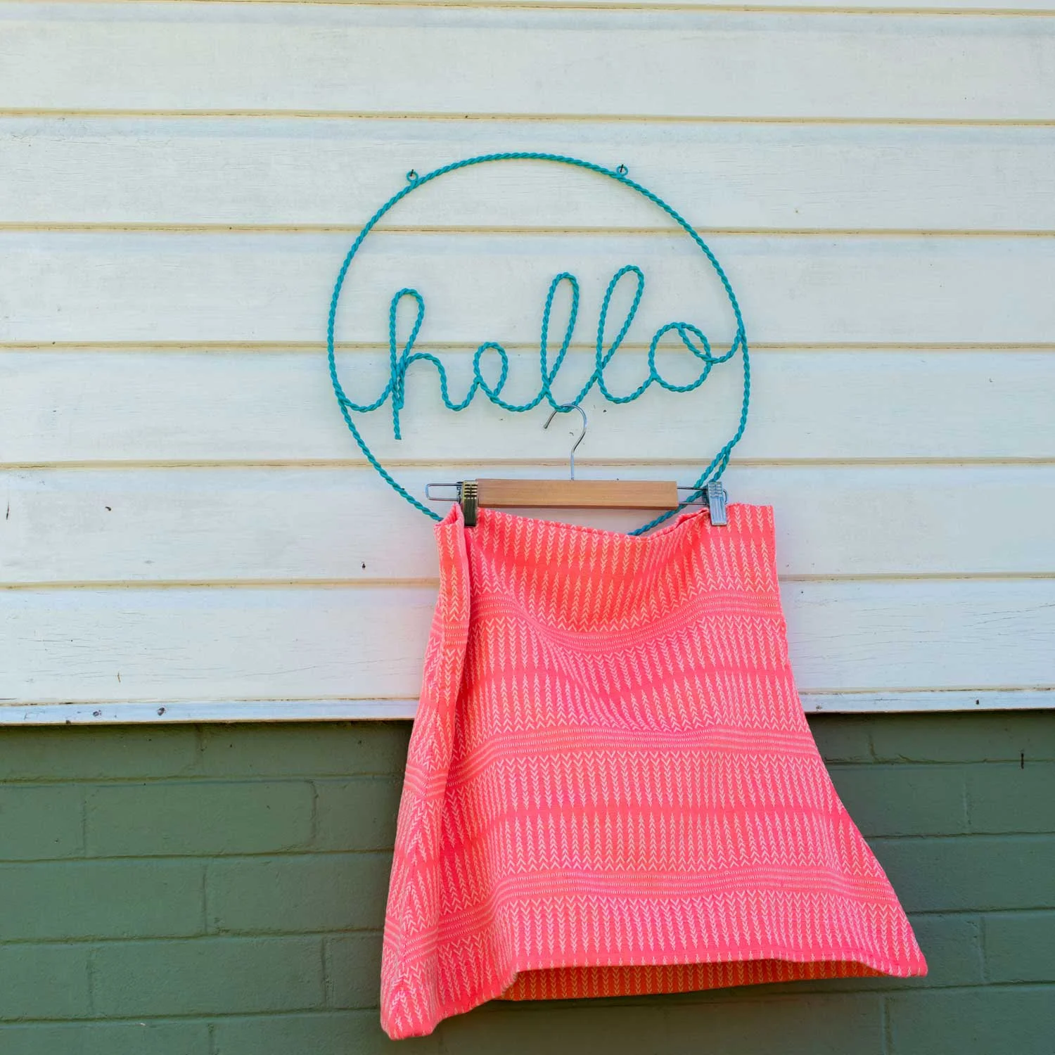 Dusty pink poncho/skirt