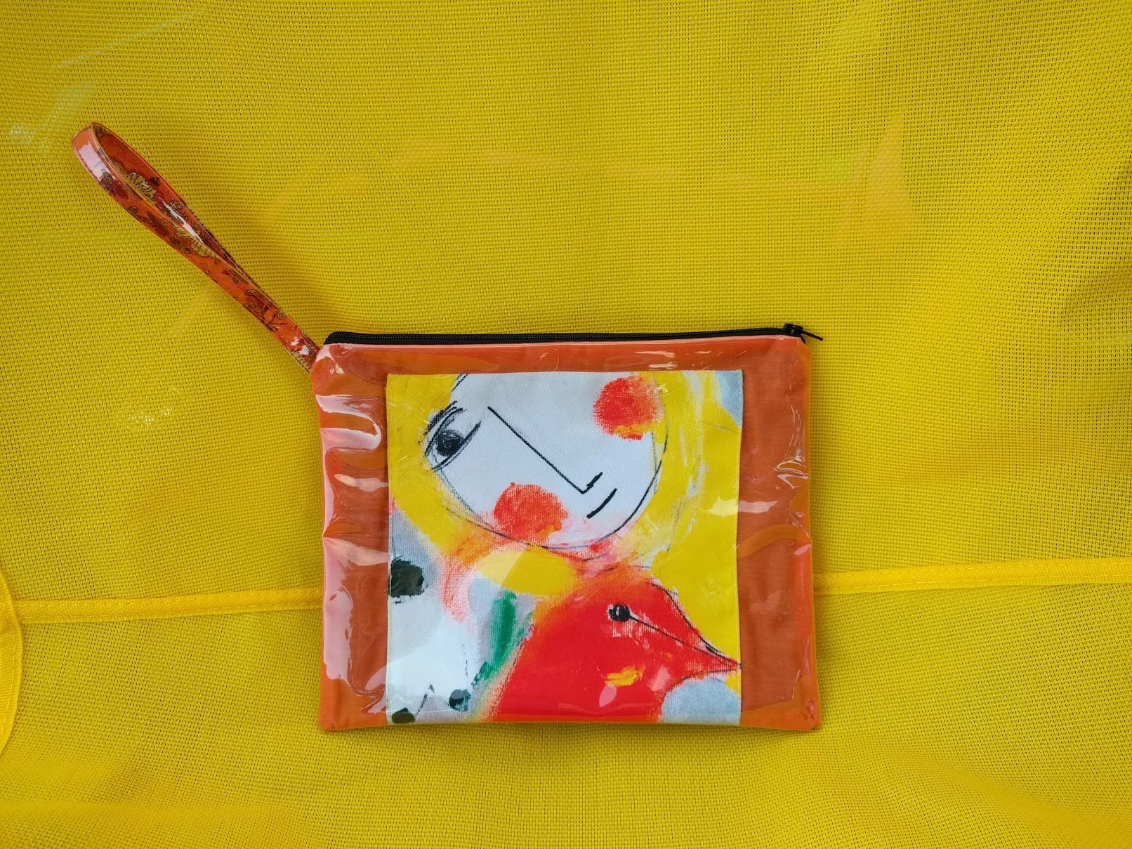 Orange clutch